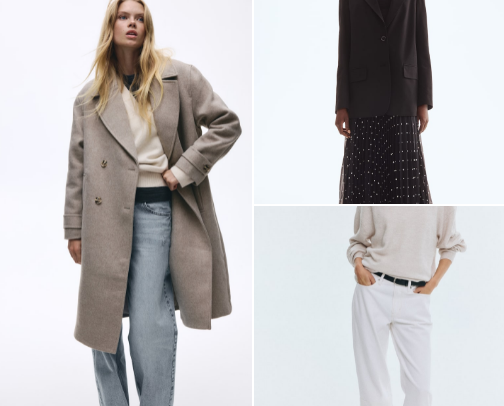 Winter H&M capsule wardrobe 2025 cover photo collage