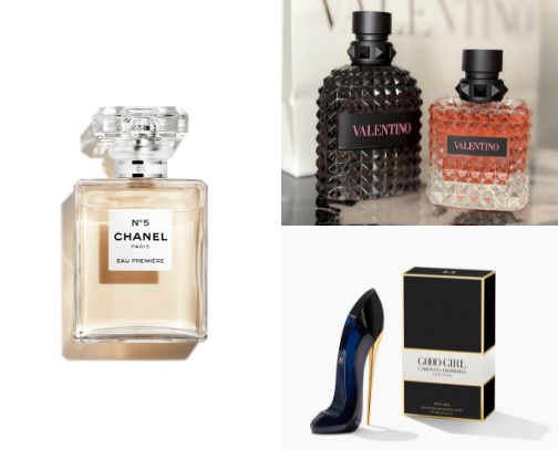 perfumes cover photo collage
