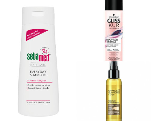 Hair products for oily and sensitive scalp cover photo collage