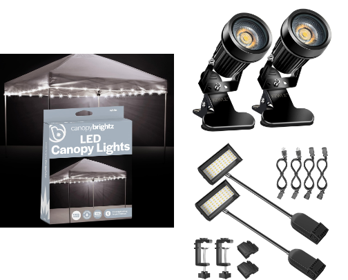 Brilliant Lighting for Craft Fair Vendors cover photo collage