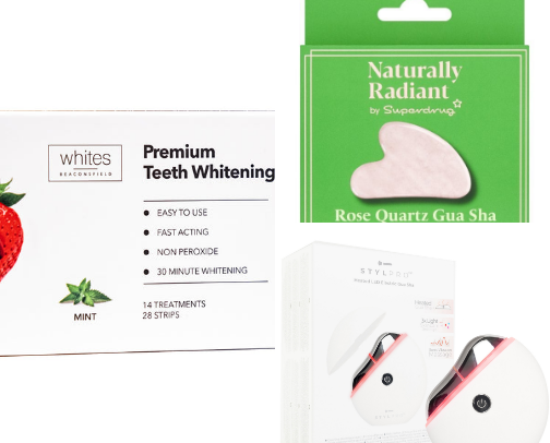 My beauty game changers 🤍 cover photo collage