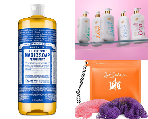 Shower care must haves cover photo collage