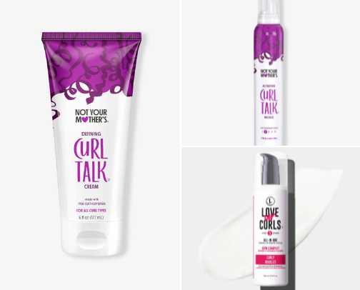 Curly Hair Favorites cover photo collage