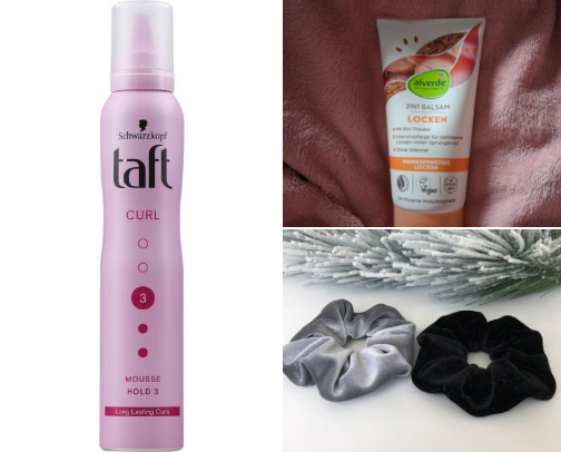 Curly hair cover photo collage