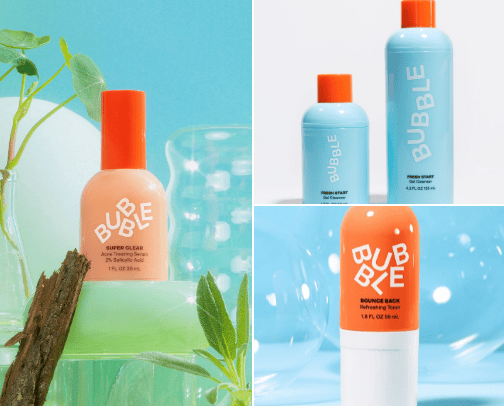 Skincare cover photo collage