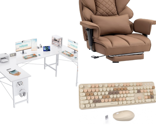 Amazon Must-Have Home Office Essentials 🌱✨ cover photo collage
