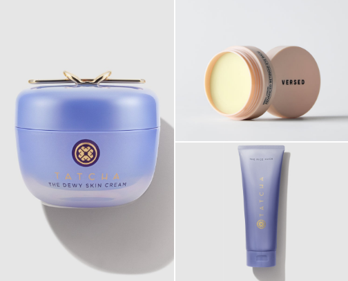 My favorite skincare items for dry skin💞 cover photo collage
