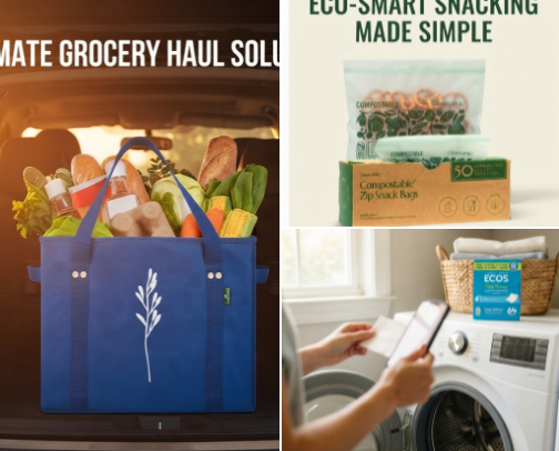 Sustainable Solutions: Eco-Friendly Home Finds cover photo collage