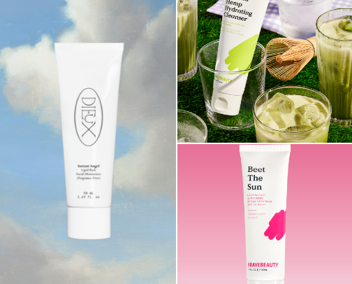 skincare recommendations for melanin-rich skin✨ (dry + acne-prone + dark spots) cover photo collage