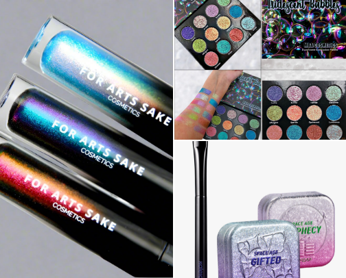 Multichrome beauty essentials cover photo collage