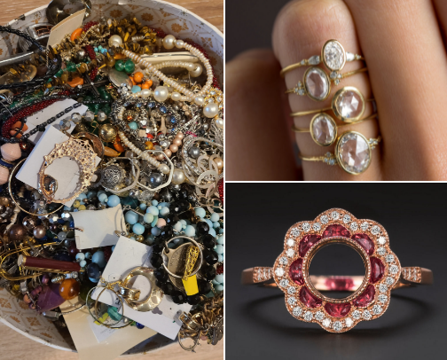 Jewelry cover photo collage