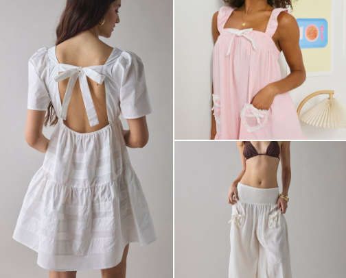 Girly Girl Attire 🎀🤍🌸 cover photo collage