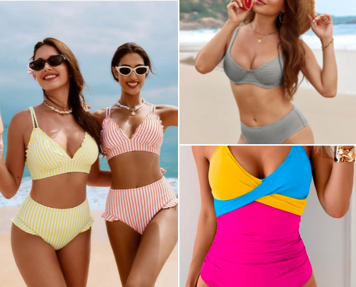 The Cutest Amazon Swimsuits I'm Wearing this Summer ☀️👙 cover photo collage