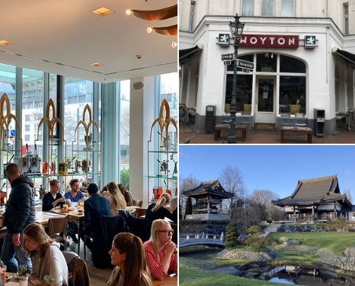 My Düsseldorf Favorites ☀️✨ — Cafés, Food & Views You’ll Love cover photo collage