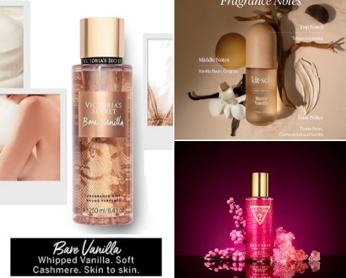 Perfumes That Turn Heads 🧁 cover photo collage