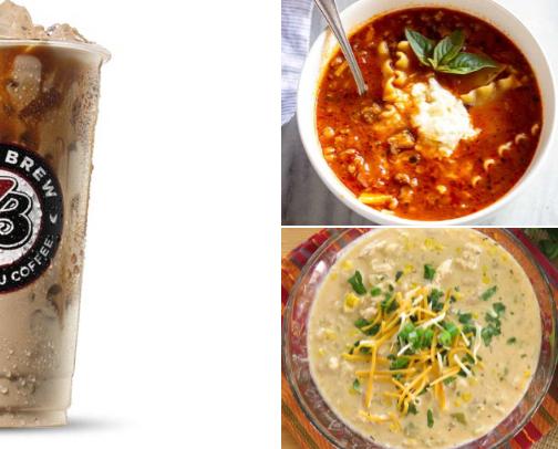 Food & beverages cover photo collage