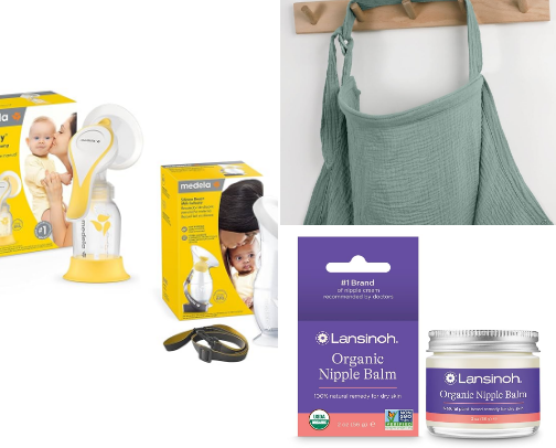 Breastfeeding and Pumping Essentials cover photo collage