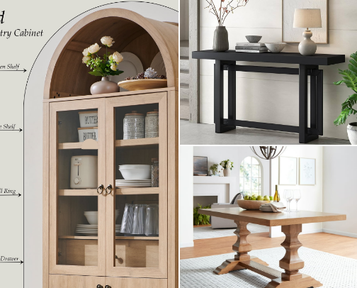 Modern organic home decor🖤🍃 cover photo collage