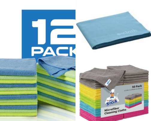 Microfiber Cloths I Tried on Every Surface Before My Paper Towel Habit Died cover photo collage