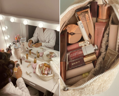 natural makeup routine! cover photo collage