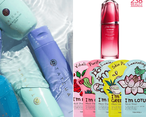 Divine skincare cover photo collage