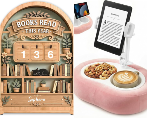 Cozy Book Lover Finds cover photo collage