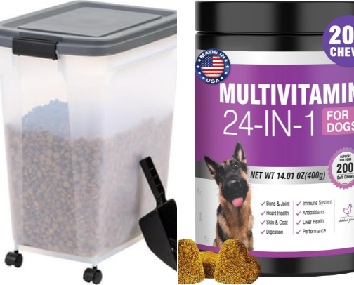 Dog Stuff We Actually Use cover photo collage