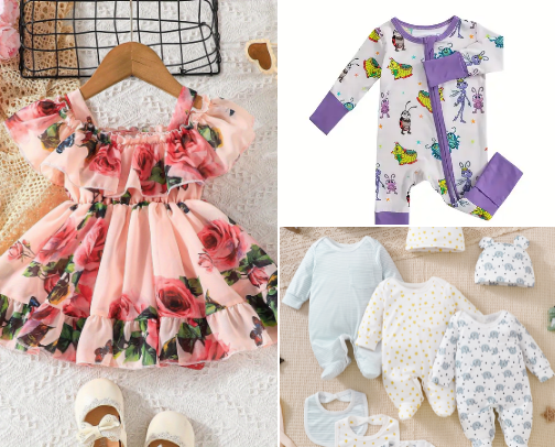 Cutest Newborn Must-Haves from SHEIN 👶✨ | Baby Essentials 2025 cover photo collage