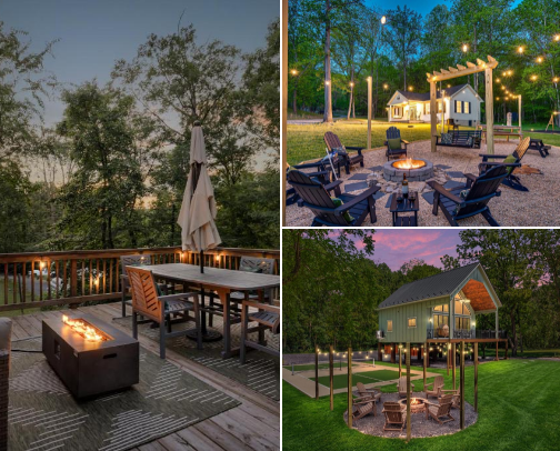 Cozy Cabin Weekend🍂 Perfect for a Girls Trip or Couples Getaway cover photo collage