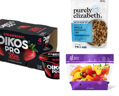 my target grocery lists cover photo collage