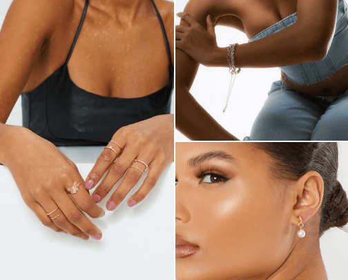 Jewelry cover photo collage