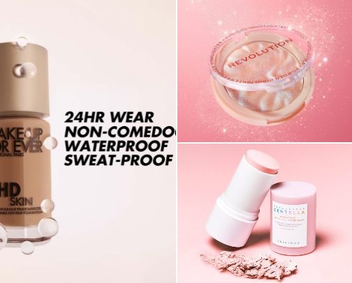 Your skin's best friend-acne safe products cover photo collage