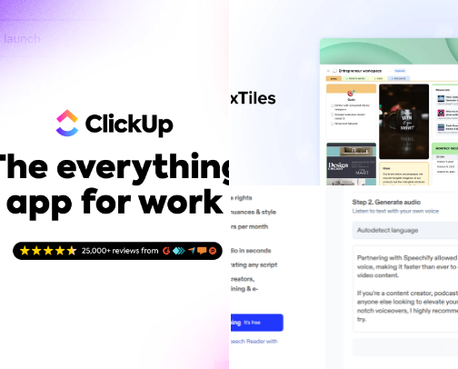 Productivity Software cover photo collage
