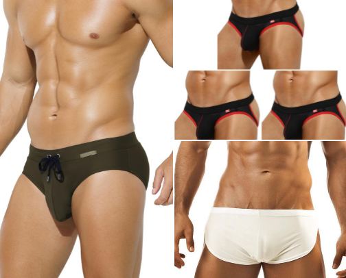  Men's Cotton Briefs Underwear – Soft Breathable Comfortable Daily Wear cover photo collage