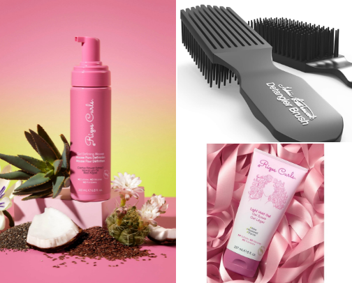 Curly Hair Favorites for Healthy Curls cover photo collage