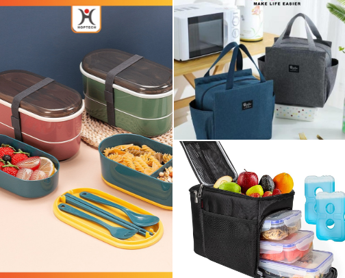 Lunch box cover photo collage