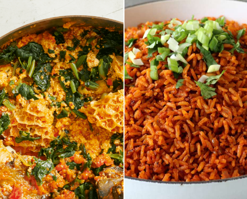 My preferred African soup cover photo collage