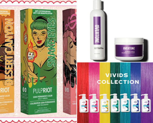 Hair care cover photo collage