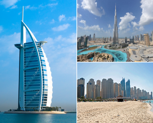 16 best places to visit in Dubai cover photo collage