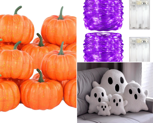 Halloween Essentials: Spooky Finds & Cozy Vibes 🎃🧡 cover photo collage