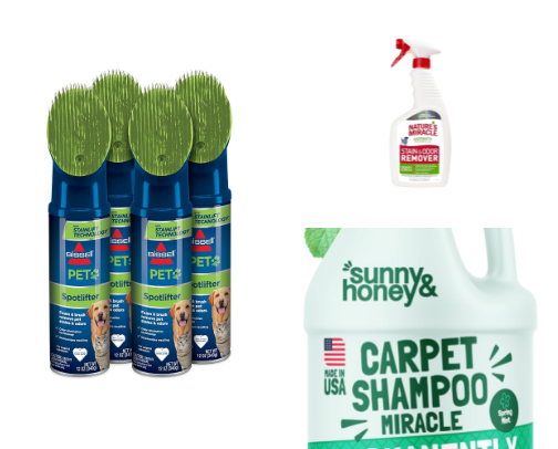 Cleaning supplies cover photo collage