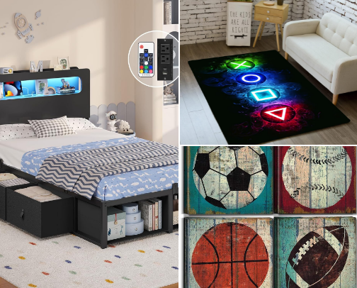 Pre Teen Boy Rooms cover photo collage