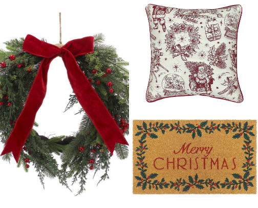 Traditional Christmas Decor cover photo collage