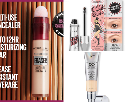 5-minute makeup routine cover photo collage