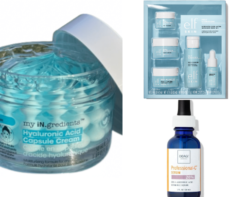 Skincare products that helped clear up my dry skin cover photo collage