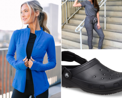 what a nurse wears cover photo collage