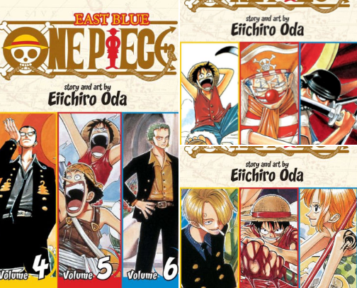e-PUB One Piece: East Blue 4-5-6 cover photo collage