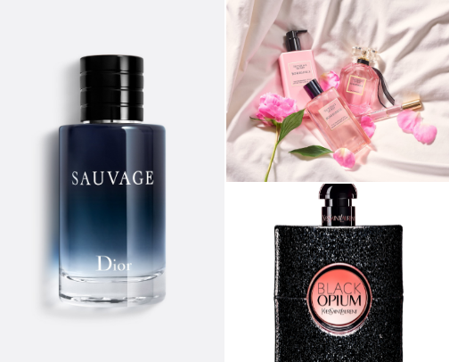Fragrance finds: Perfumes & Body Mists for Every Mood cover photo collage