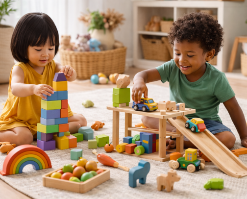 Screen-Free Toys for Endless Play cover photo collage