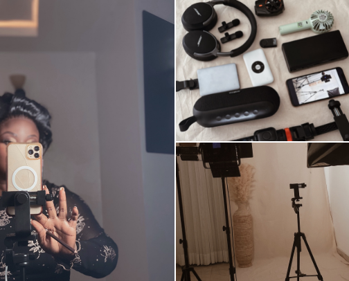 My Creator Must-Haves: What I Use to Film, Edit & Slay Online cover photo collage